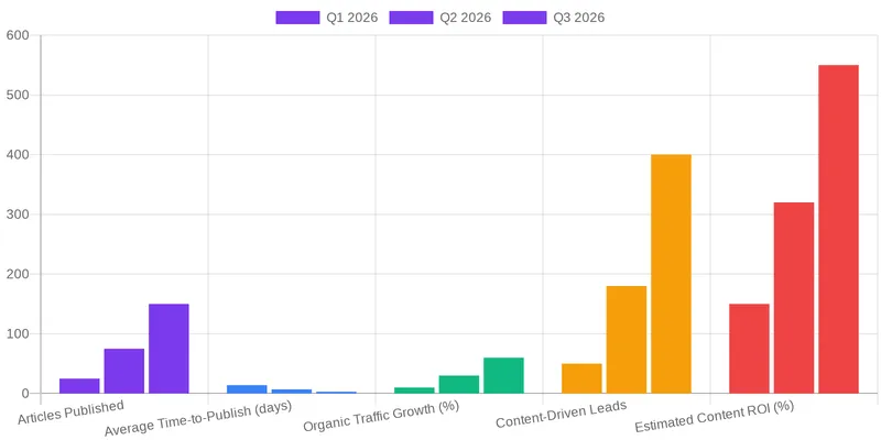 Achieving 10x Content Velocity with AI: Our E-E-A-T Framework comparison chart — Content Velocity Optimization: How to Scale Quality Content Production