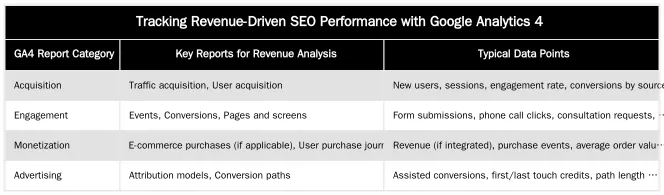 Tracking Revenue-Driven SEO Performance with Google Analytics 4 — Beyond Rankings: Which SEO Metrics Actually Matter for Clinic Revenue?