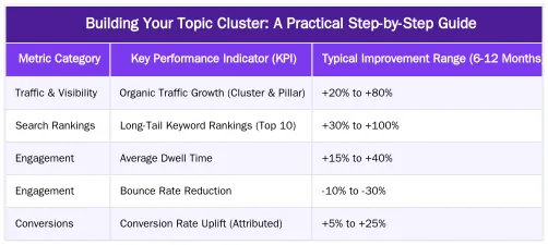Building Your Topic Cluster: A Practical Step-by-Step Guide — Topic Cluster Model: A Data-Driven Framework for Achieving Topical Authority