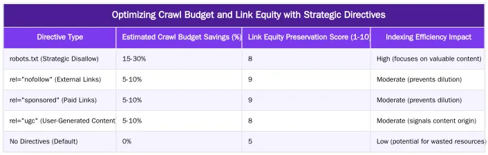 Optimizing Crawl Budget and Link Equity with Strategic Directives — The Correct Use of 'nofollow' and 'robots.txt' for Clinic Websites