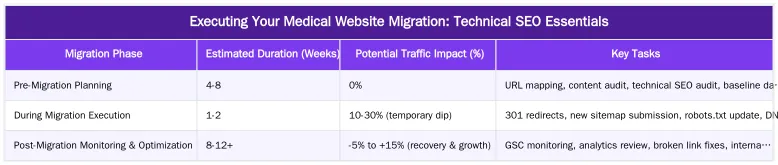 Executing Your Medical Website Migration: Technical SEO Essentials — Website Migration SEO Checklist for Medical Practices: Preserving Rankings