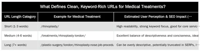 What Defines Clean, Keyword-Rich URLs for Medical Treatments? — How to Create Clean, Keyword-Rich URLs for Treatments