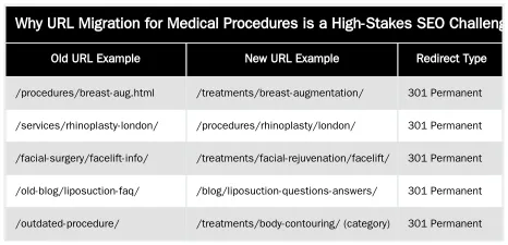 Why URL Migration for Medical Procedures is a High-Stakes SEO Challenge — How to Migrate Procedure URLs Without Losing Rankings